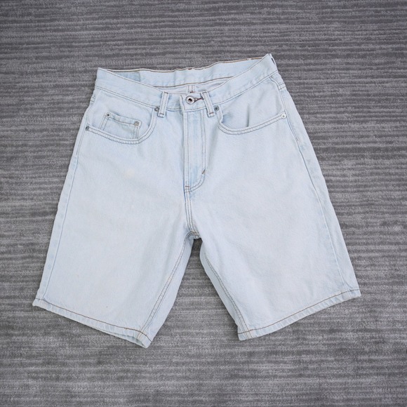 GAP Other - Vintage Gap Easy Fit Denim Shorts Mens 30 (29x9) Light Blue Made in USA Cotton